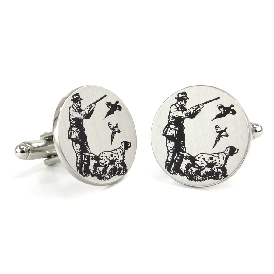 Mag Mouch Shooting Cufflinks- Silver 1
