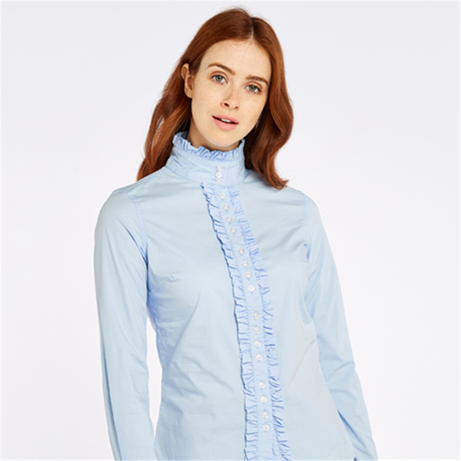 Country Clothing Dubarry Ladies Chamomile Shirt - Pale Blue 37486 ...