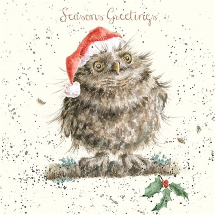 Wrendale Christmas Owl X048 1