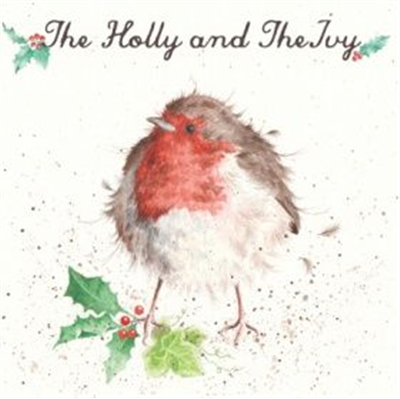 Wrendale Christmas Card - The Holly & The Ivy