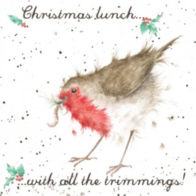 Wrendale Christmas Card - Christmas Lunch