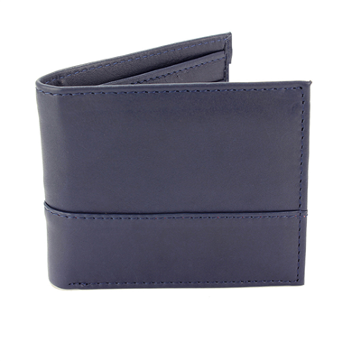 Sophos Leather Wallet - Navy