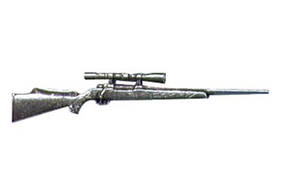 Bisley Pewter Pin - Hunting Rifle