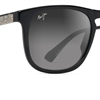 maui jim kupaa shiny black frame with neutral grey lens 1