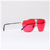 HIROKI2 SPORT SILVER FRAMES FUCHSIA LENS 2